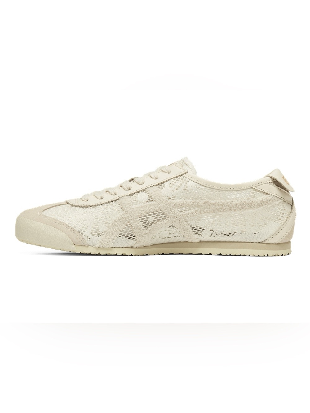 Onitsuka Tiger Mexico 66 in Birch Cream Lace Low-Top Sneaker